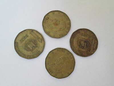 Vtg Old Dominican Republic Coin Lot Set 1990s Collection Peso Padre De La Patria - Fresh Stock Dated December 2025