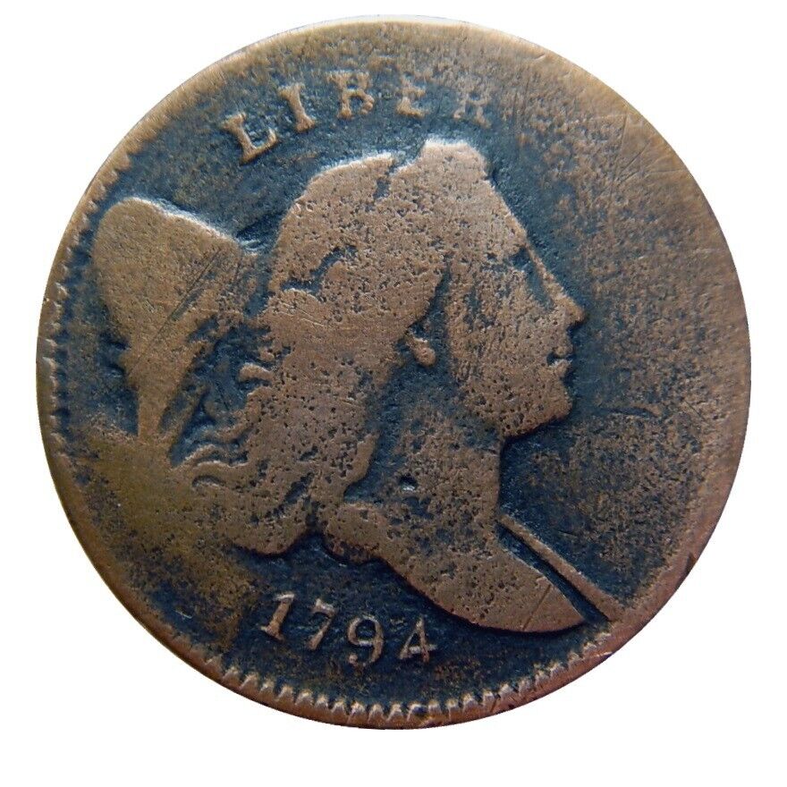Half cent/penny 1794 Cohen 4a collector coin - Fresh Stock Dated February 2026