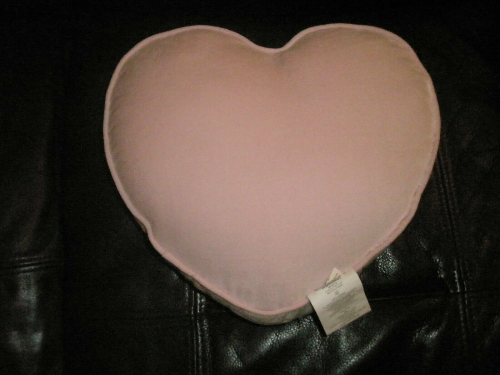 HTF Pottery Barn Kids Pink Velvet I Love You Heart Shaped Pillow Beautiful - Fresh Stock Dated December 2025