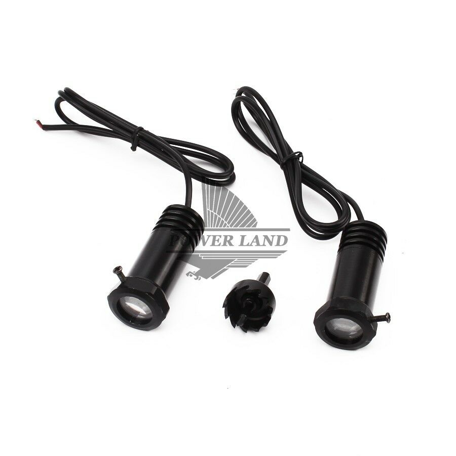 2x Gold T-REX Logo Car ATV Door LED Projector Light for Campagna T-REX 16S 16SP - Fresh Stock Dated February 2026