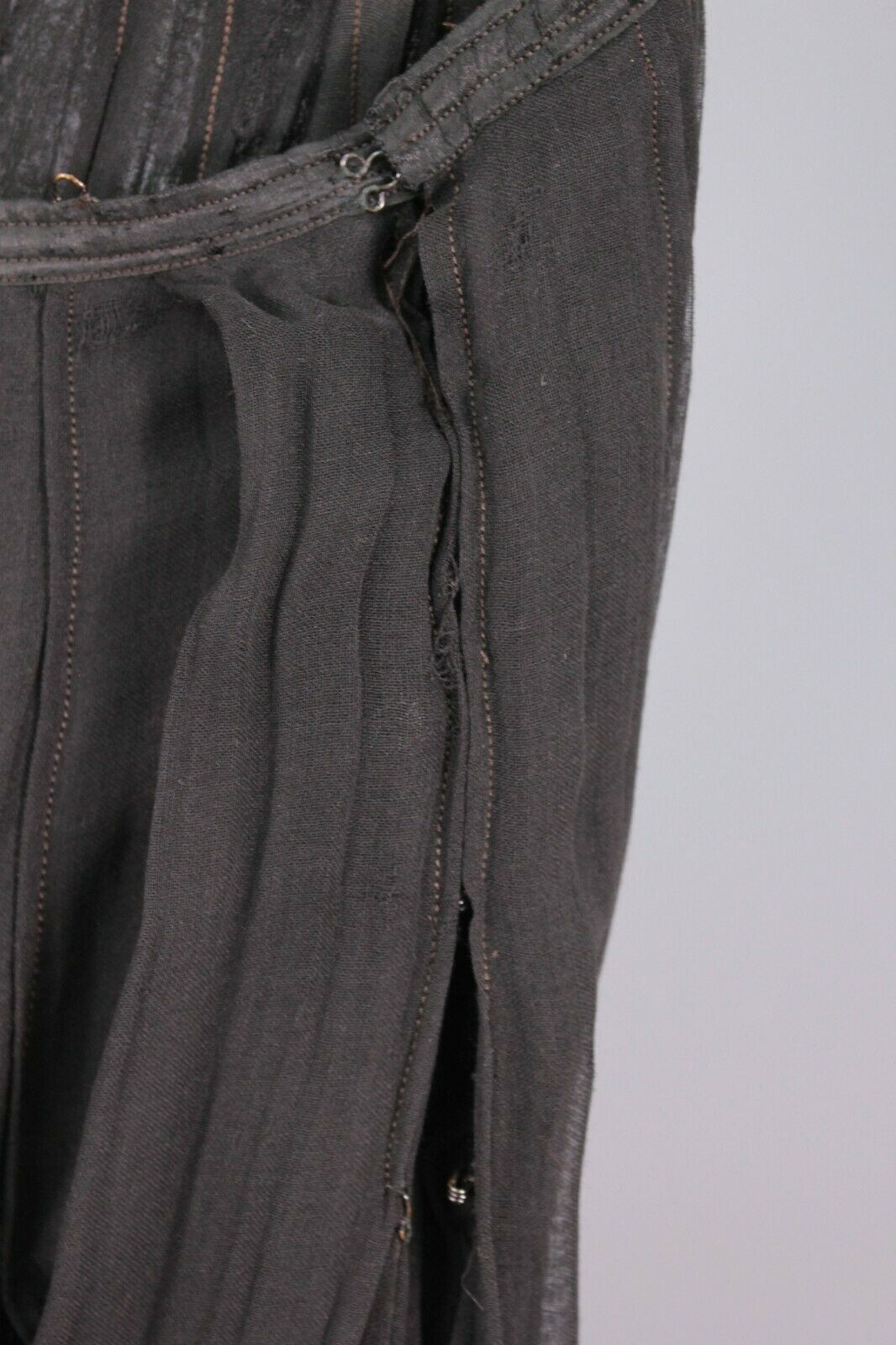 VTG Women's Antique Edwardian Early 1900s Sheer Black Skirt Sz XS - Fresh Stock Dated February 2026