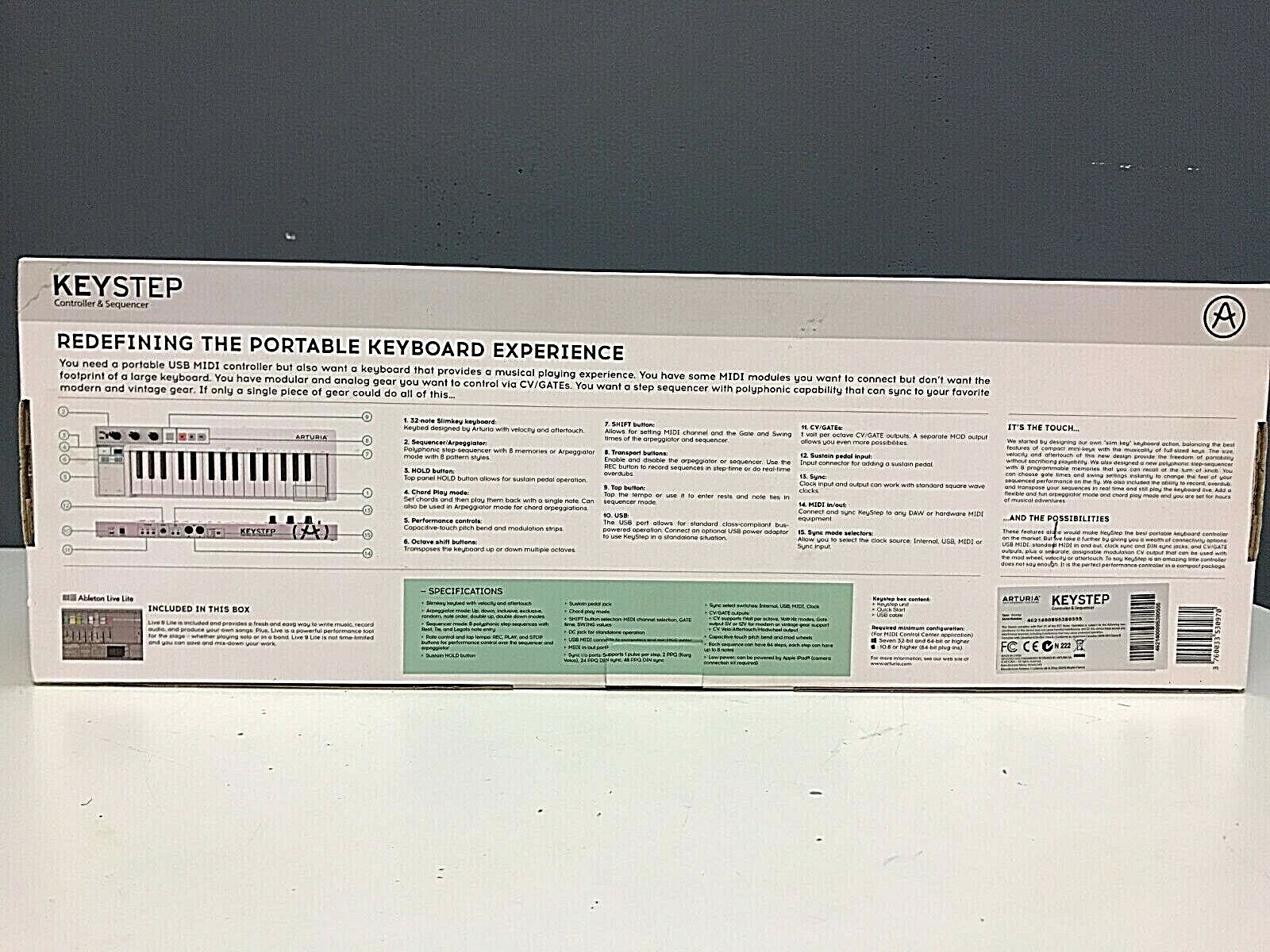 Arturia KeyStep 32-Key MIDI USB Keyboard Controller & Sequencer - Fresh Stock Dated February 2026