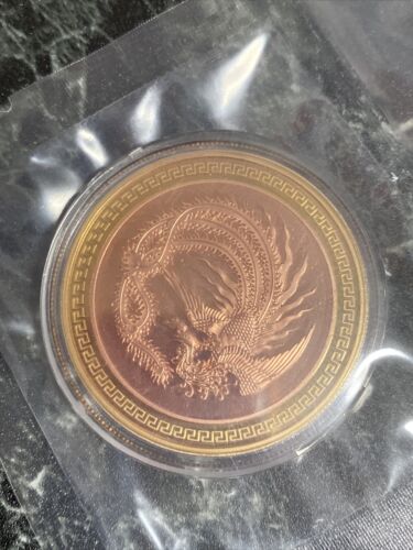 2014 Singapore International Coin Fair Bimetallic medal Dragon Phoenix Coin - Fresh Stock Dated February 2026