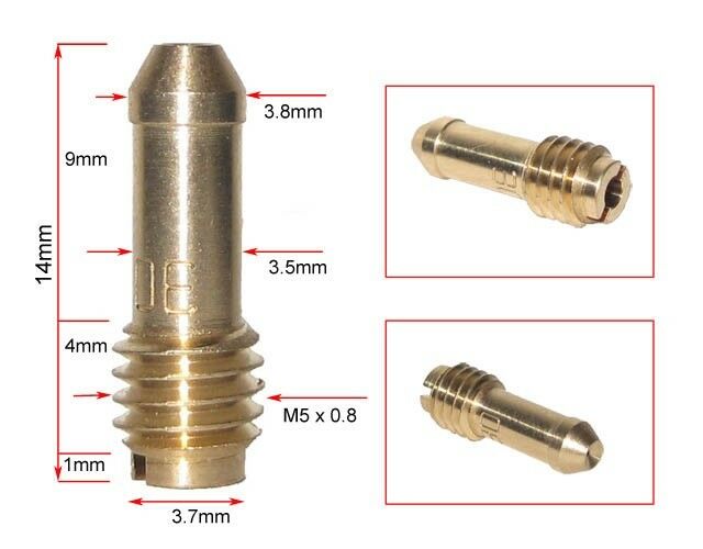 YFM400 Jet Kit BASIC Kodiak 400 ATV 1996-98 Carb Pilot-45-50 Main 107.5-117.5 - Fresh Stock Dated February 2026
