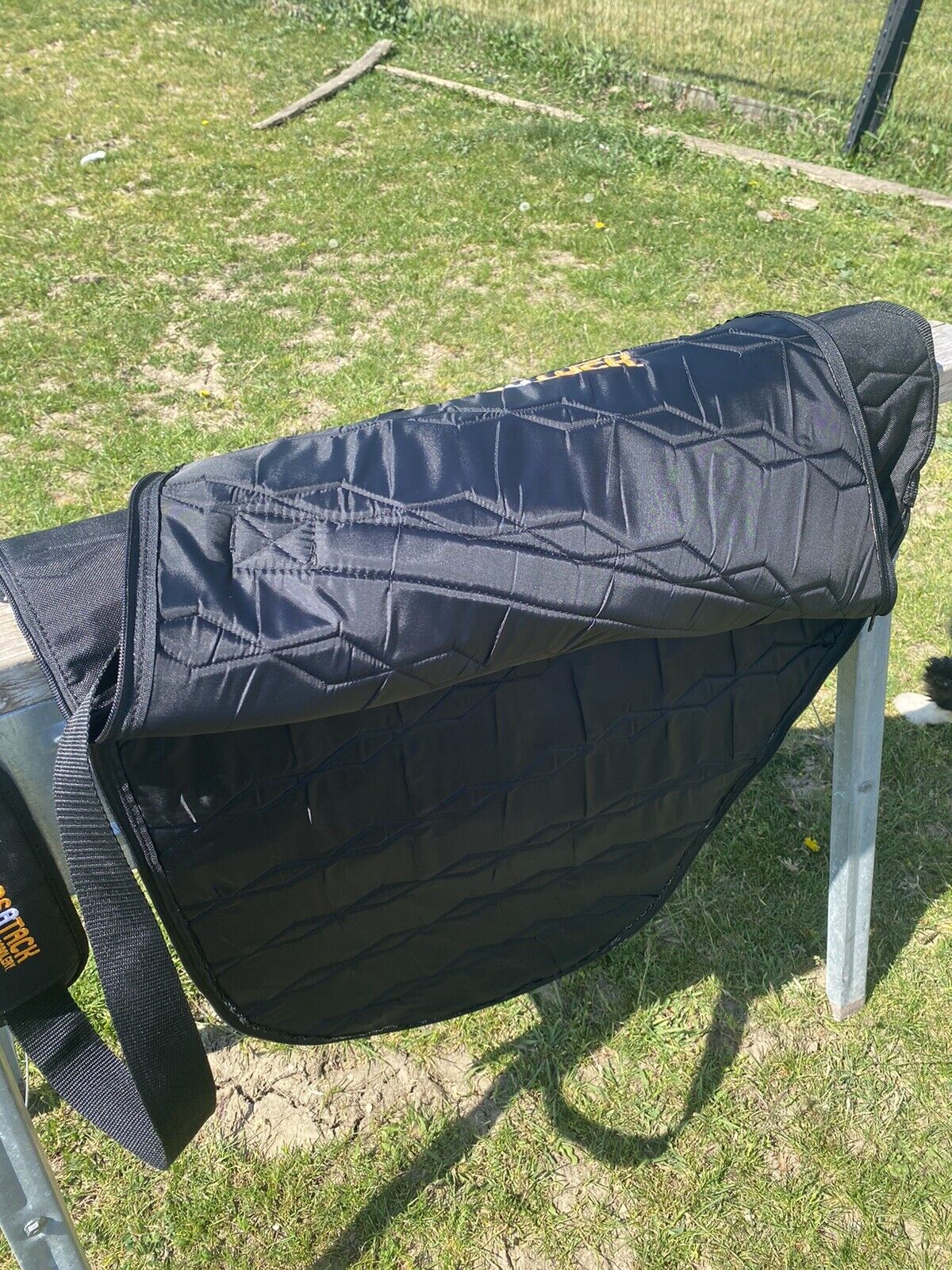 Horseatack padded nylon  English saddle bag / carrier - Fresh Stock Dated December 2025