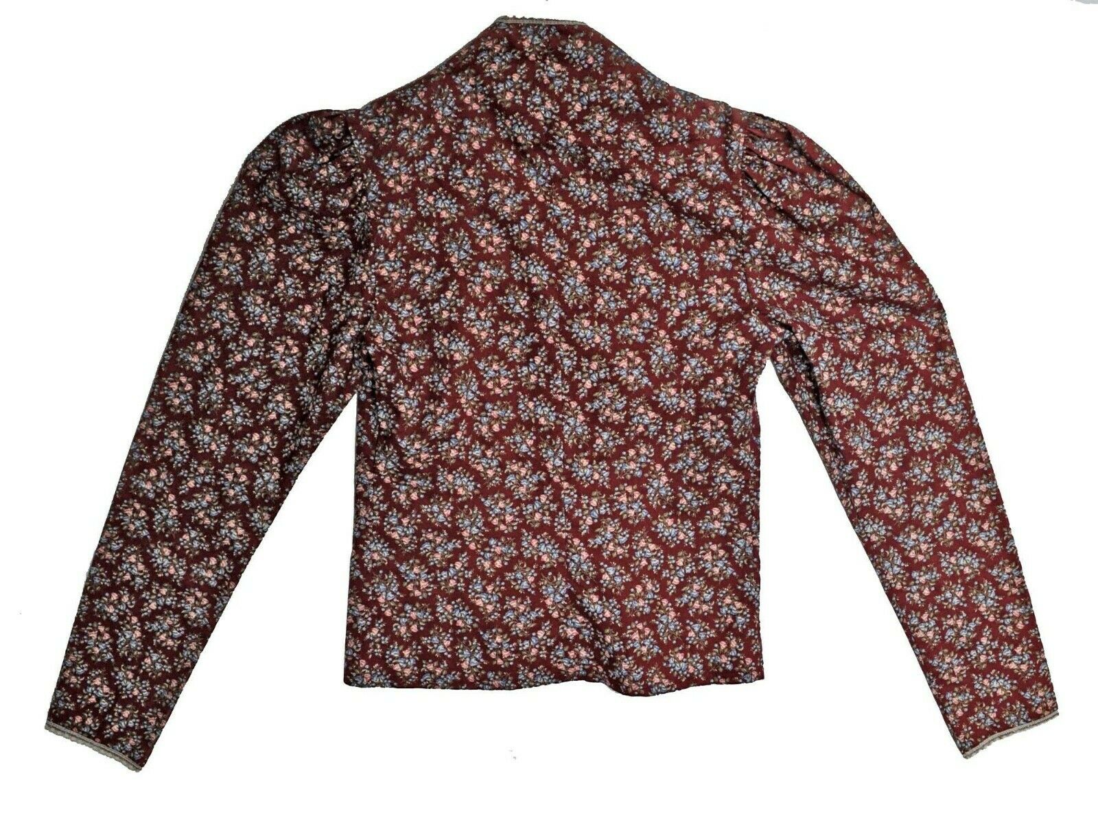 Vintage Early 80s Prairiecore Gunne Sax 2-Piece Red Lace Skirt Blouse - Fresh Stock Dated February 2026