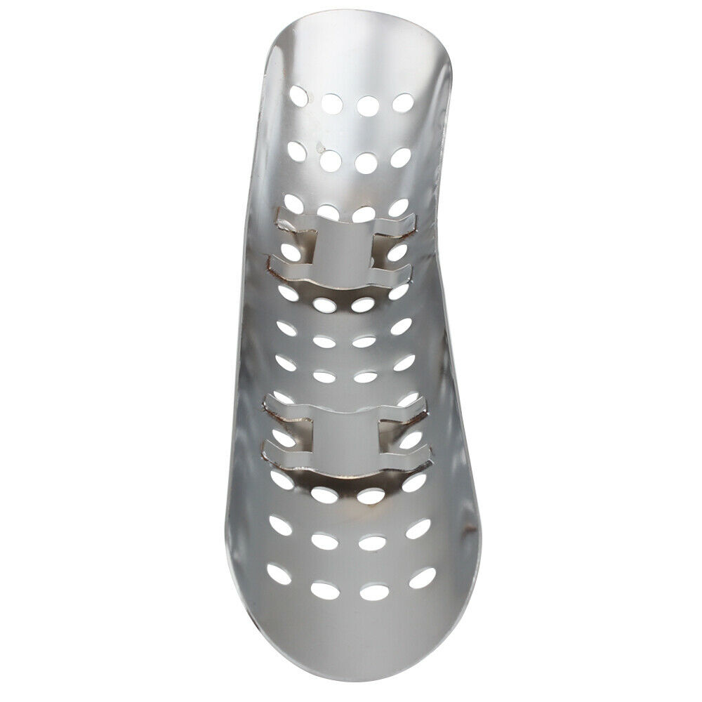 Chrome Motorcycle Heat Shield Curve Exhaust Muffler Pipe Covers Guard For Harley - Fresh Stock Dated February 2026