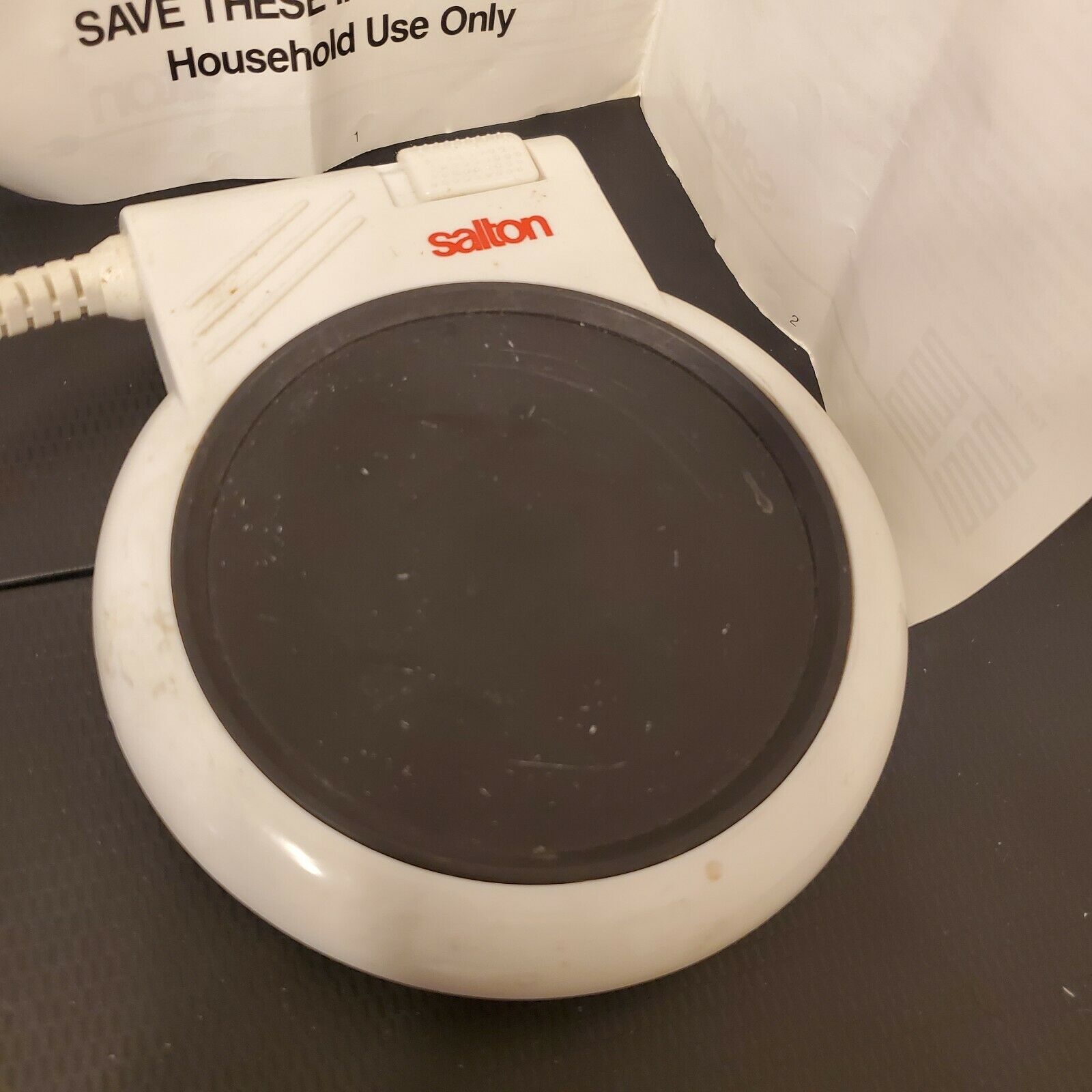 Hot Spot II Salton Model No. MW-4C Coffee Mug warmer Vintage Works - Fresh Stock Dated December 2025