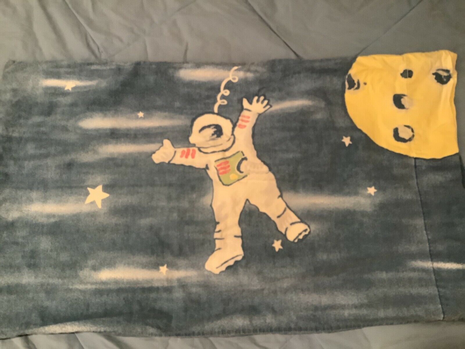 Pottery Barn Kids OUTER SPACE Pillowcase standard astronaut, w/ original package - Fresh Stock Dated December 2025