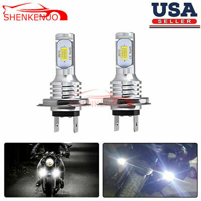 For Honda Goldwing GL1800 2001-2016 White Projector Lens 16 LED Headlight Bulbs - Fresh Stock Dated February 2026