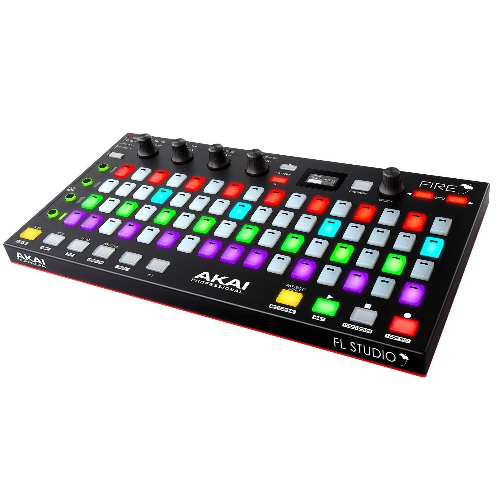 Akai Professional Fire FL Studio Controller w FL Studio Fruity Edition Software - Fresh Stock Dated February 2026