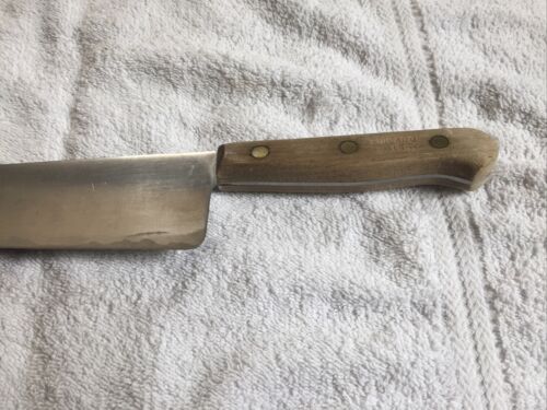 Chicago Cutlery Vintage Chef Knife 42S WALNUT Handle 10” Blade - Fresh Stock Dated December 2025