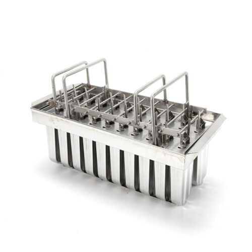 20Set Frozen Popsicle Molds Ice Cream Stick Mold Stainless Steel 0.8mm Silver US - Fresh Stock Dated February 2026