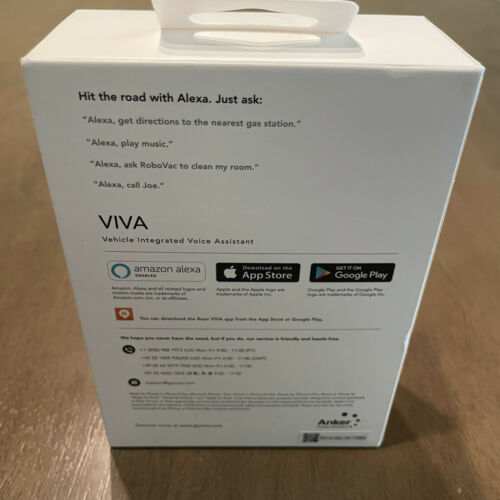 Roav VIVA X - Anker, Alexa-Enabled 2-Port USB Car Charger for In-Car Navigation - Fresh Stock Dated December 2025