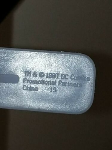 BATMAN Popsicle Mold 1997 DC Comics lolly maker Dark Knight - Fresh Stock Dated February 2026