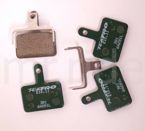 2Pair Tektro Bike E10.11 Disc Brake Pads w/ Spring OrionSL/Orion/Volans/Auriga - Fresh Stock Dated December 2025