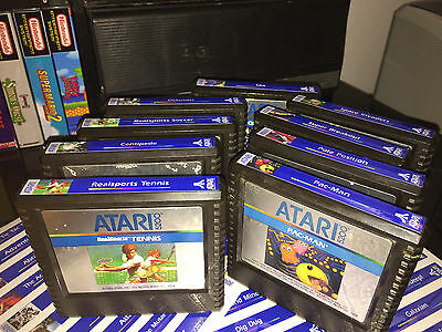 Atari 5200 Sticker end Labels (For All 154 Custom Game Stickers) - Fresh Stock Dated December 2025