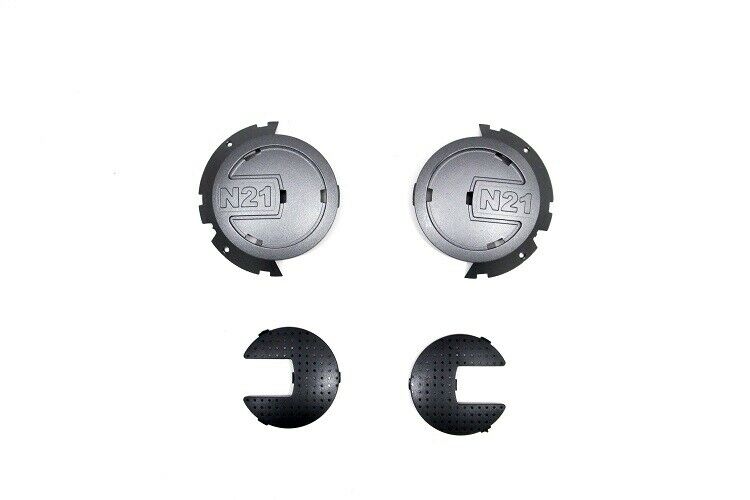 Nolan Helmets Spareparts (N21 VISOR Cover Visor - Dark Inox Flat Black) - Fresh Stock Dated February 2026