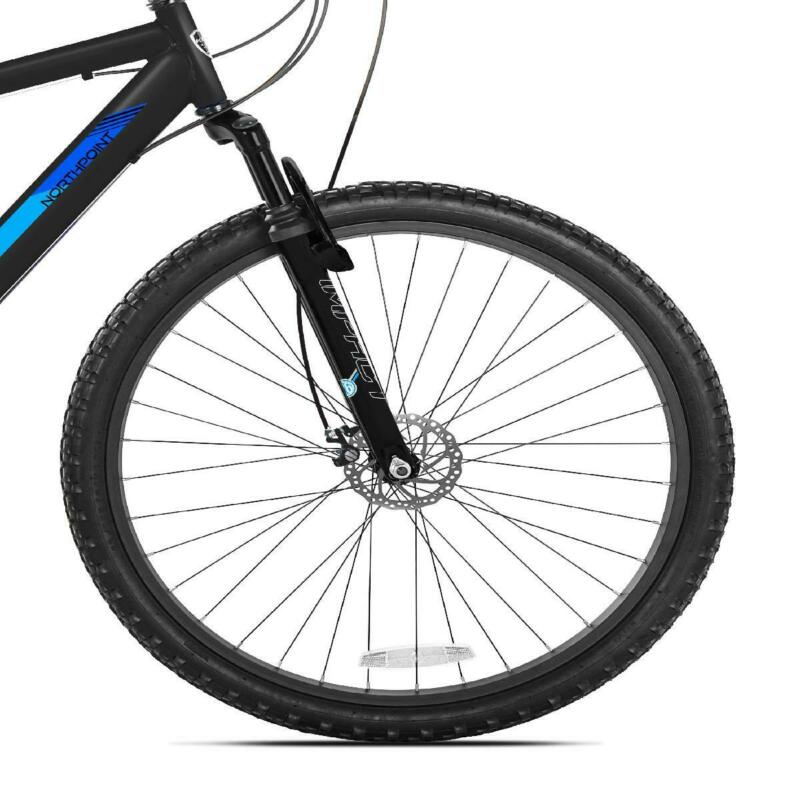 Kent 26 In. Northpoint Mens Mountain Bike Front Suspension 21-Speed, Black/Blue - Fresh Stock Dated February 2026