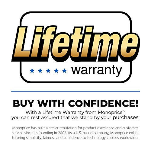 Monoprice 3-Feet USB A to mini-B 5pin 28/28AWG Cable (103896) 3 feet, Black - Fresh Stock Dated February 2026