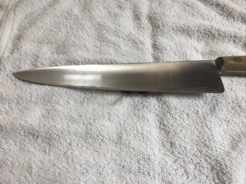 Chicago Cutlery Vintage Chef Knife 42S WALNUT Handle 10” Blade - Fresh Stock Dated December 2025