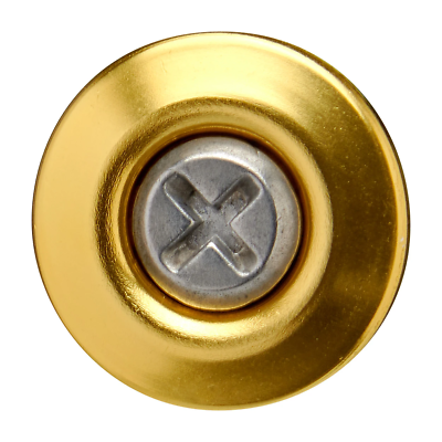 Helmet Hardware Kit - SS Screw / Gold Baseplate - Fresh Stock Dated February 2026