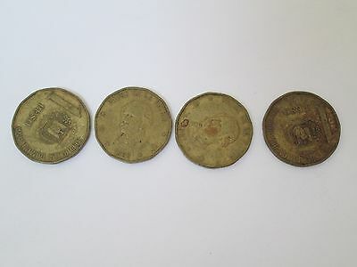 Vtg Old Dominican Republic Coin Lot Set 1990s Collection Peso Padre De La Patria - Fresh Stock Dated December 2025