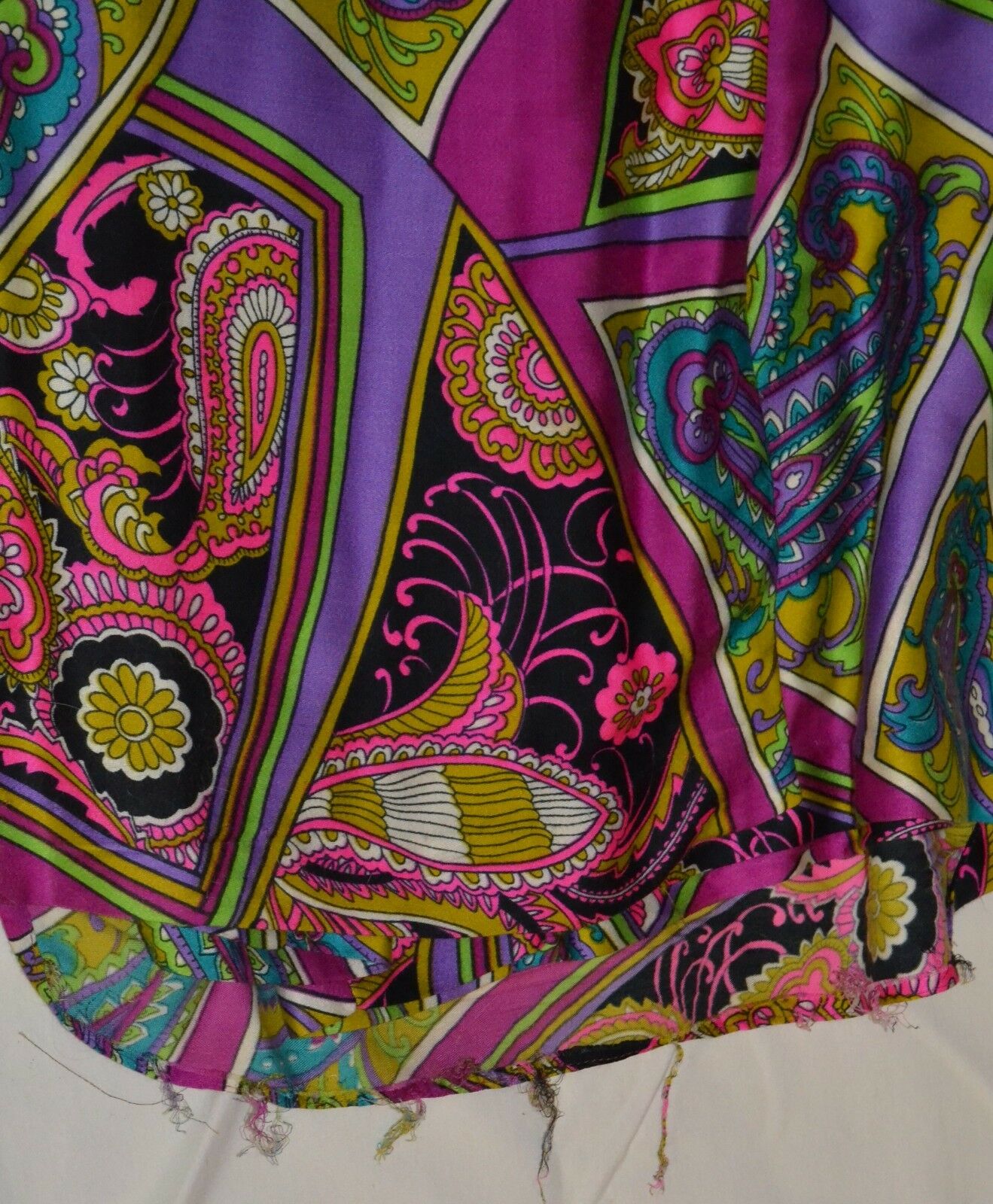 Wonderful Vintage 1960s Psychedelic Pants with Skirt overlay. Alex Colman of CA - Fresh Stock Dated February 2026