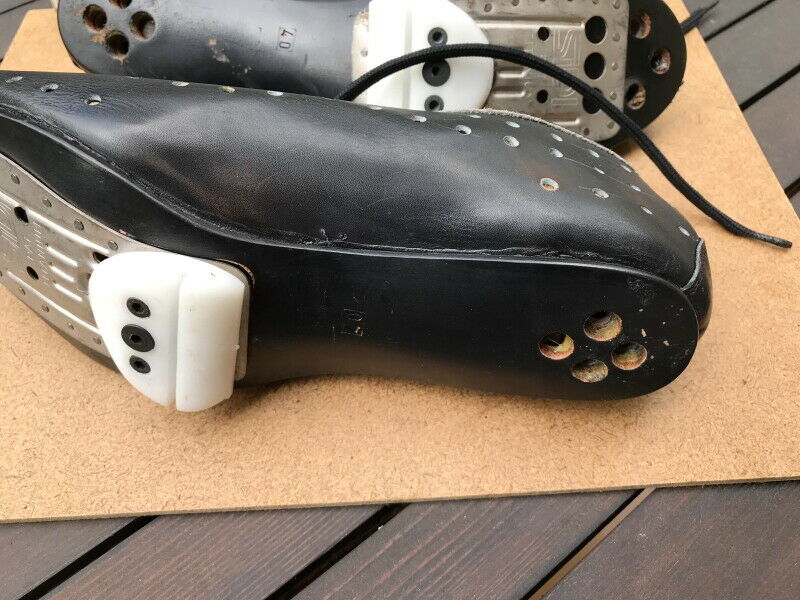 Cool NOS Vintage Sidi size 40  leather cycling shoes L'eroica - Fresh Stock Dated December 2025