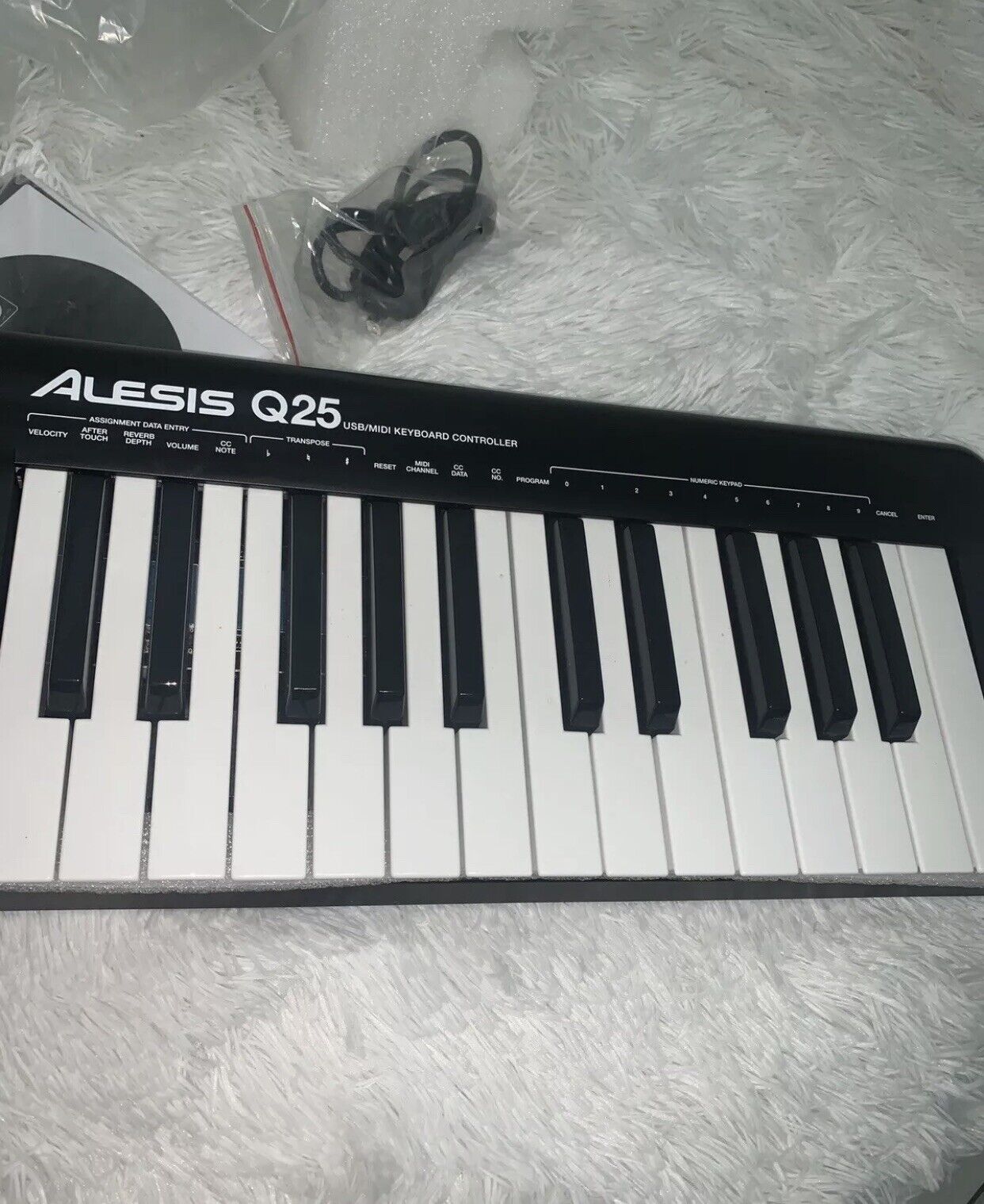 Alesis Q25 USB MIDI 25 Key Keyboard Controller Full Sized Keys - Fresh Stock Dated February 2026