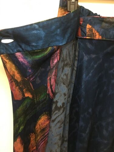 Vintage 80’s Platinum Dorothy Schoelen Women’s Fit M True Wrap Skirt Art To Wear - Fresh Stock Dated February 2026