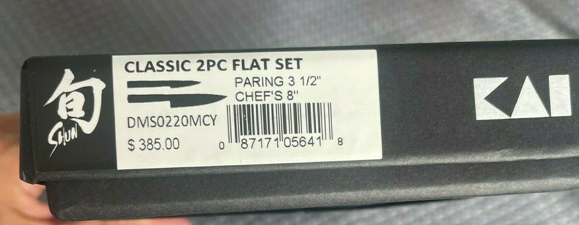 Shun Classic Flat Knife 2-Pc set NEW!!! - Fresh Stock Dated December 2025