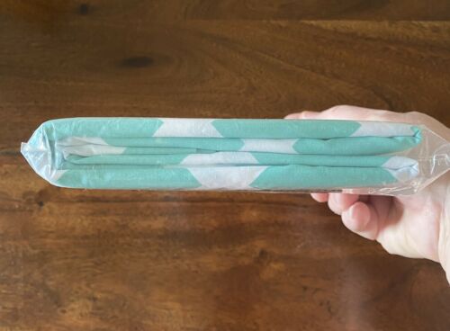 Pottery Barn PB Teen Peyton Standard Pillow Cases Pool Turquoise and White- NEW - Fresh Stock Dated December 2025