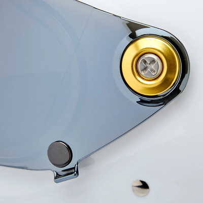 Helmet Hardware Kit - SS Screw / Gold Baseplate - Fresh Stock Dated February 2026