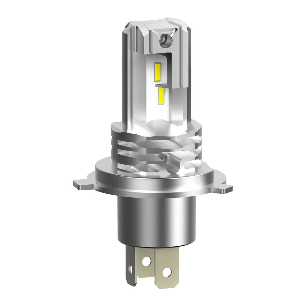 LED Headlight Hi/Low Beam 6000K Bulb H4 9003 For Motorcycle Super Bright White - Fresh Stock Dated February 2026