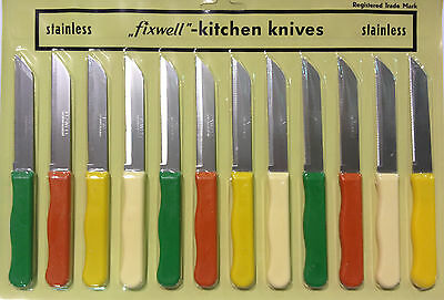 12pc Fixwell Knives - Free Shipping - Official Listing - Made in Germany - Fresh Stock Dated December 2025