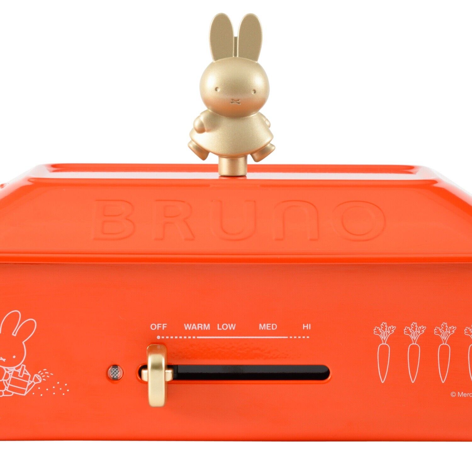 Bruno Compact Hot Plate BOE087-BRR Miffy AC100 Bruna Red Yakiniku Takoyaki New - Fresh Stock Dated February 2026
