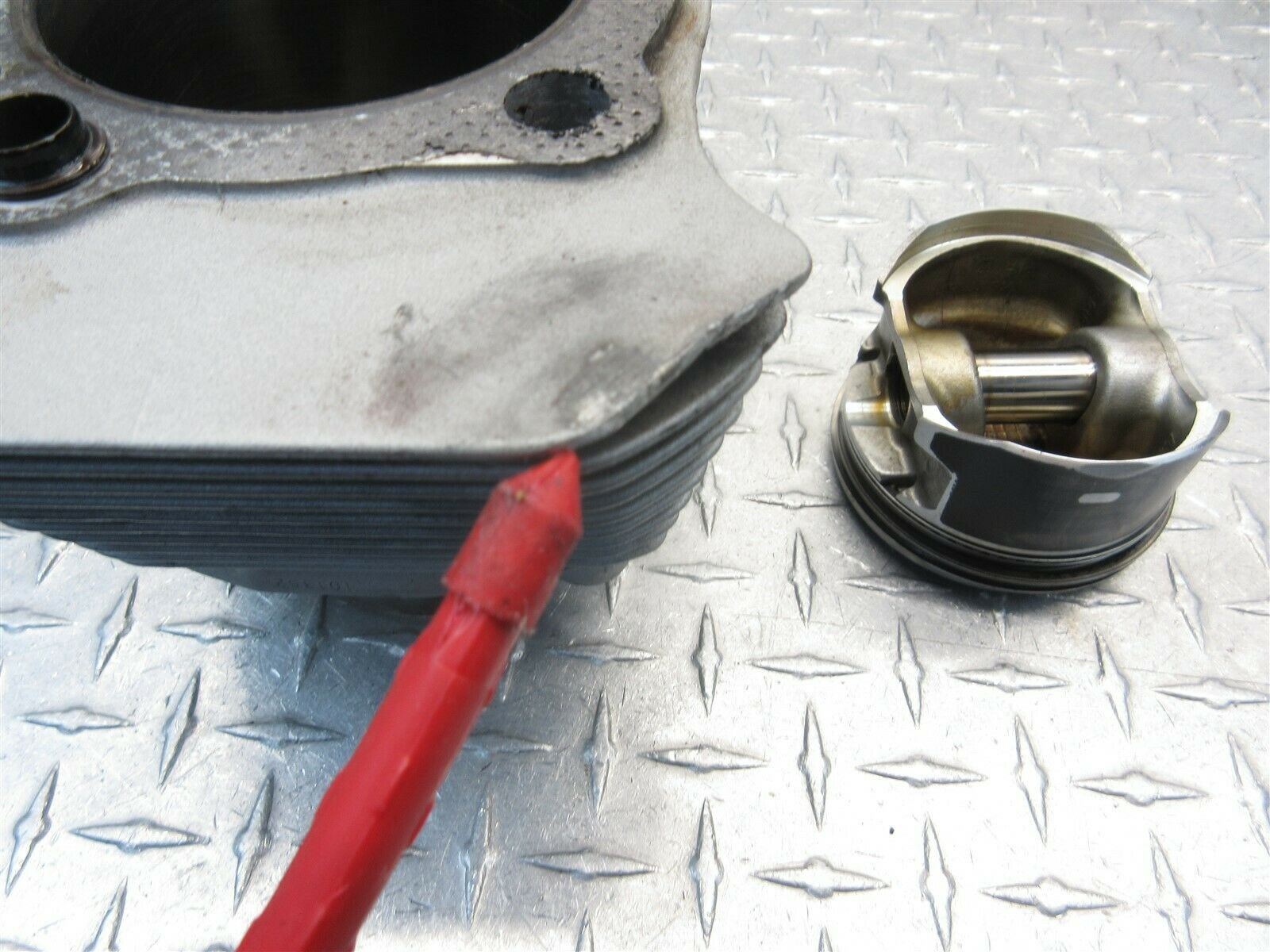 2006 03-09 Buell XB12R XB12 Firebolt Rear Piston Cylinder Barrel Jug - Fresh Stock Dated February 2026