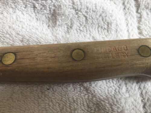 Chicago Cutlery Vintage Chef Knife 42S WALNUT Handle 10” Blade - Fresh Stock Dated December 2025