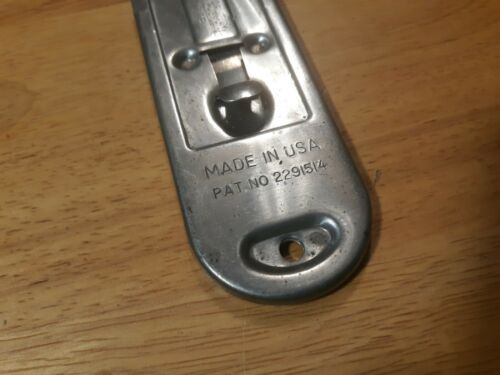Vintage Razor Blade Scraper - Single Edge Blades Made In USA PAT No.2291514 - Fresh Stock Dated February 2026