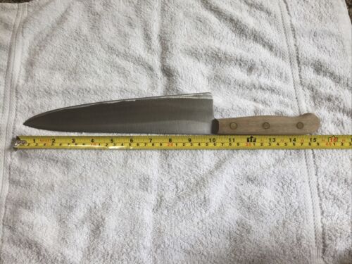 Chicago Cutlery Vintage Chef Knife 42S WALNUT Handle 10” Blade - Fresh Stock Dated December 2025