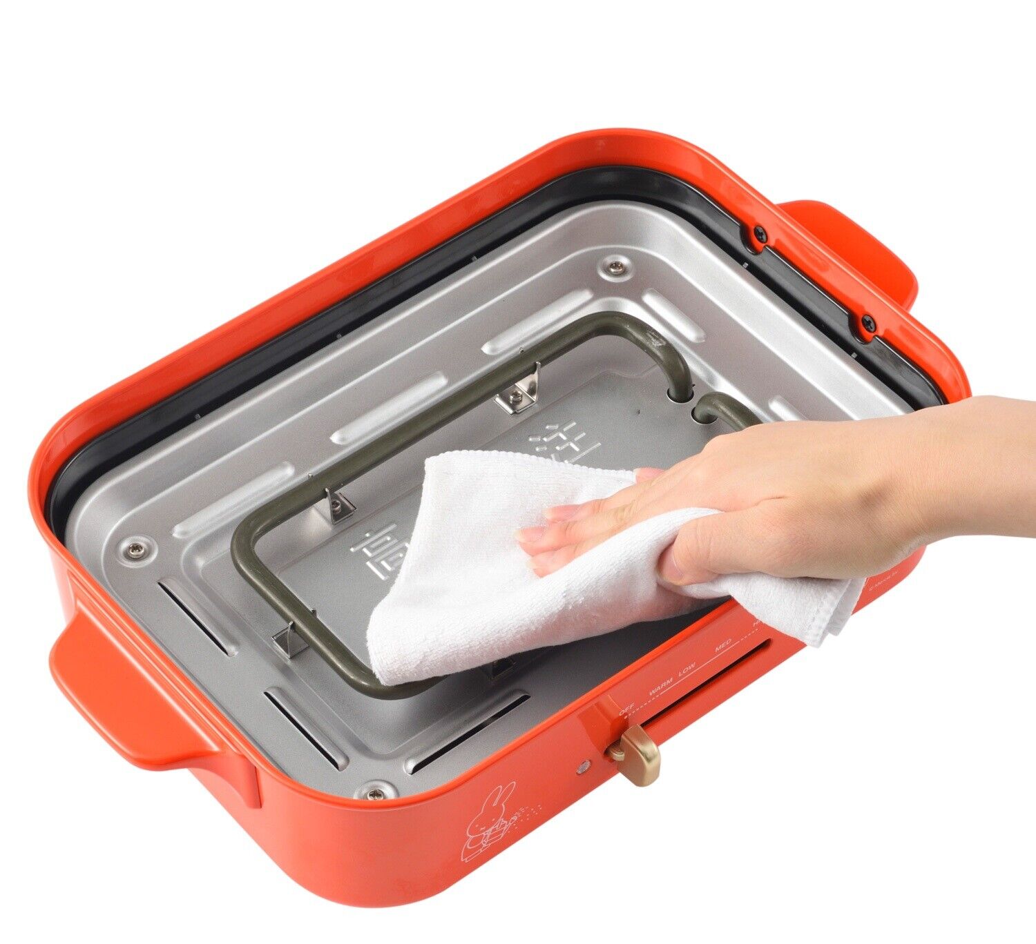 Bruno Compact Hot Plate BOE087-BRR Miffy AC100 Bruna Red Yakiniku Takoyaki New - Fresh Stock Dated February 2026