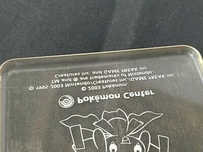 Pokemon Center Jirachi LIMITED EDITION GBA SP Face plate(Hardcover) -d0718- - Fresh Stock Dated December 2025