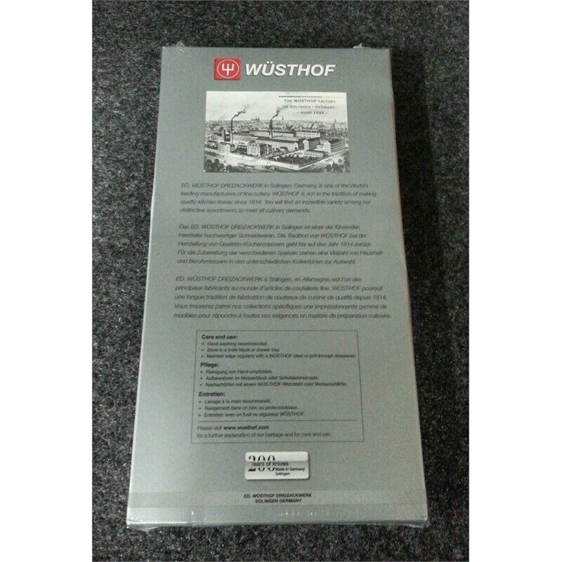 Wusthof 9729 Gourmet 4-Piece Steak Knife Set, Worn Box - Fresh Stock Dated December 2025