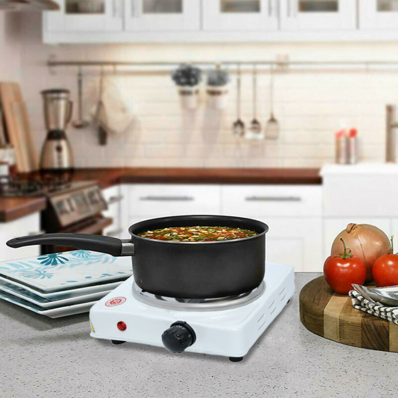 1000W Electric Single Burner Portable Hotplate Kitchen Cooking Stove Hot Plate - Fresh Stock Dated February 2026