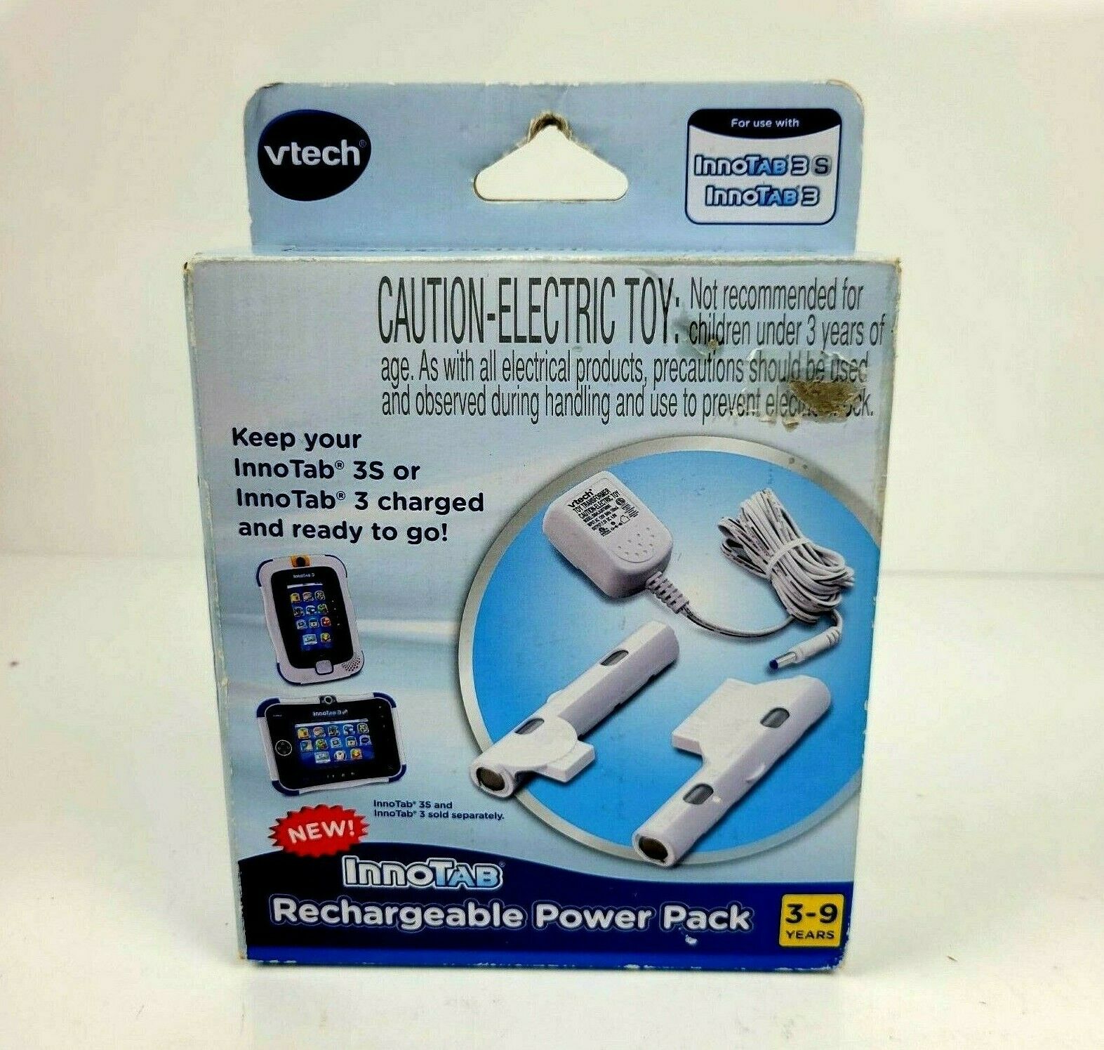 VTech InnoTab 3 & 3S Rechargeable Power Pack + AC Adaptor NEW Sealed - Fresh Stock Dated February 2026
