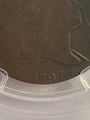 1797 Half Cent 1/2c Cent 1 Above 1 PCGS XF-40 Error Coin off center - Fresh Stock Dated February 2026