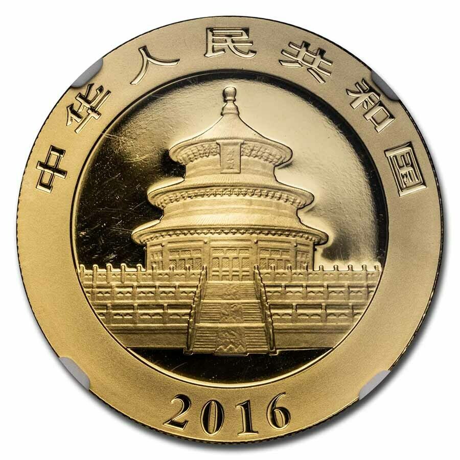 2016 China 30 Gram Gold Panda MS-70 NGC (FR) - SKU#234051 - Fresh Stock Dated February 2026