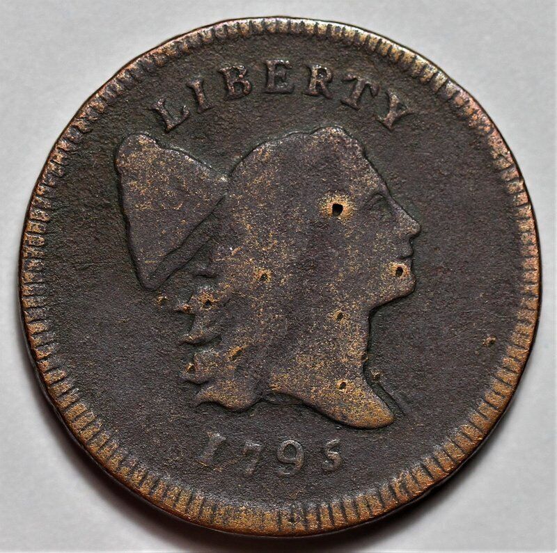 1795 Liberty Cap Half Cent - Lettered Edge - US 1/2c Copper Penny Coin - L20 - Fresh Stock Dated February 2026