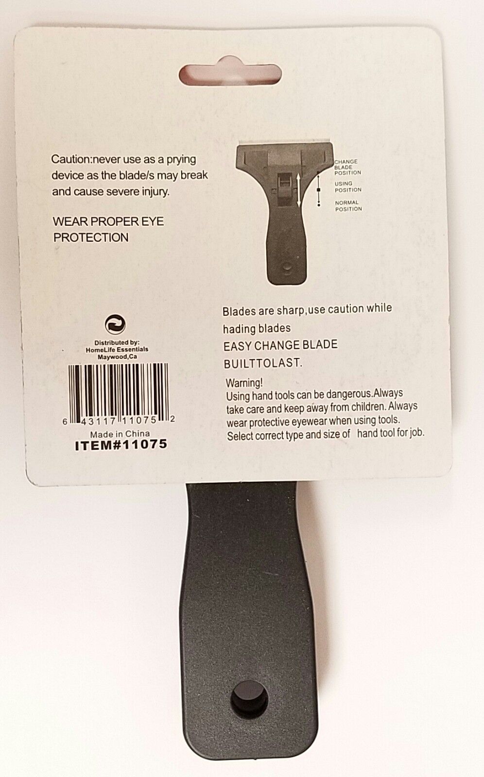 2x SAFETY SCRAPER GRIP HANDLE REMOVE PAINT WALLPAPER STRIP RAZOR RETRACT BLADE - Fresh Stock Dated February 2026